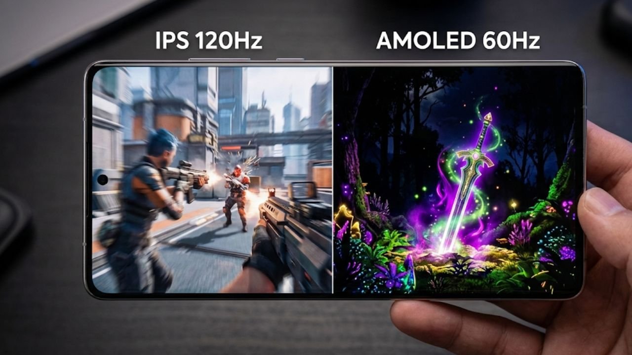 Debat Panas HP Gaming Antara AMOLED 60Hz vs IPS 120Hz, Mana yang Terbaik Buat Gaming