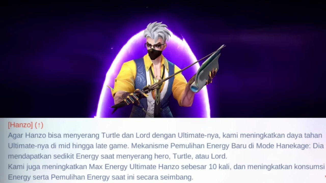 Patch Terbaru Mobile Legends 29 Januari (2026) Hanzo Buff